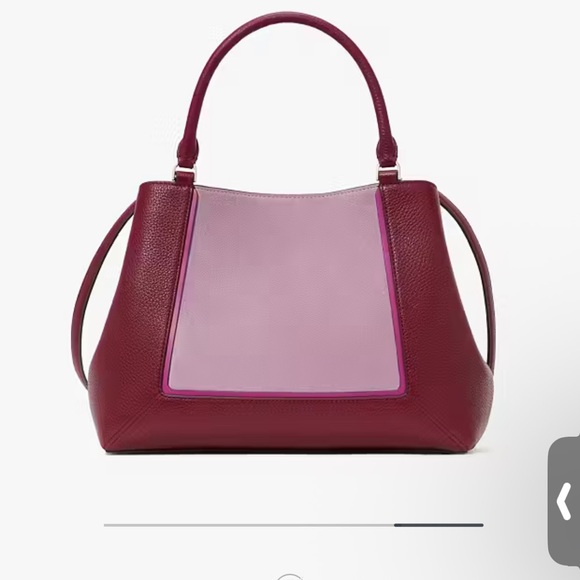 kate spade Deep Red and Plum Satchel - Picture 3 of 5